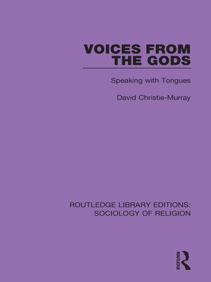 cover image of Voices from the Gods